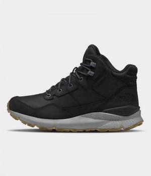 Botte Hiver The North Face Vals II Mid Cuir Imperméables Homme Noir | PARIS IMBEQ