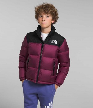 Doudoune The North Face 1996 Retro Nuptse Garcon Bordeaux | PARIS HRKEJ