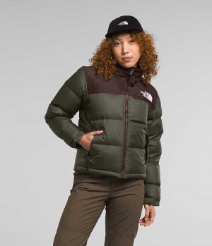 Doudoune The North Face 1996 Retro Nuptse Femme Vert Olive | FR VTBWM