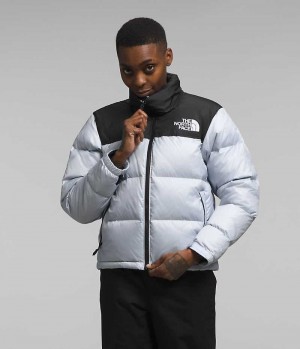 Doudoune The North Face 1996 Retro Nuptse Femme Noir Blanche | FR KWLVZ