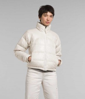 Doudoune The North Face 2000 Retro Nuptse Femme Blanche | FRANCE ZHRQL