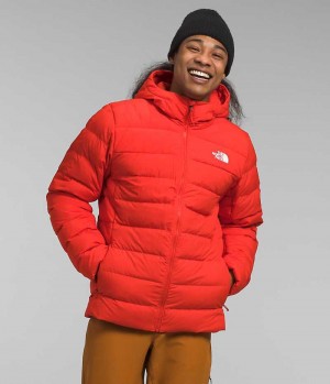 Doudoune The North Face Aconcagua 3 Hoodie Homme Rouge | FR YZLSJ