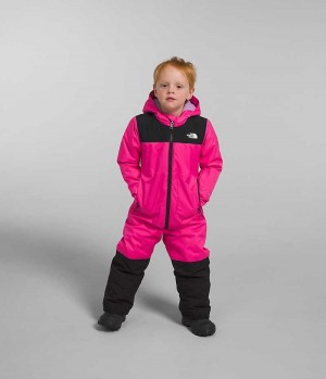 Doudoune The North Face Freedom Snow Suit Garcon Rose | PARIS OMVIC