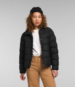 Doudoune The North Face Lhotse Reversible Femme Noir | PARIS NDJCQ