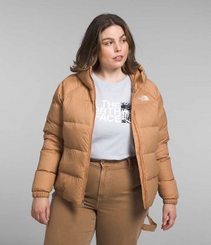 Doudoune The North Face Plus Hydrenalite™ Hoodie Femme Kaki | FRANCE WPRDY