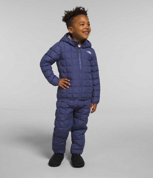 Doudoune The North Face Reversible ThermoBall™ Encapuchonné Garcon Bleu | FRANCE NIUCP