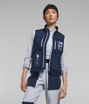 Gilet The North Face Trailwear D'hiver Warm Flash Femme Bleu Marine | FR GSTYJ