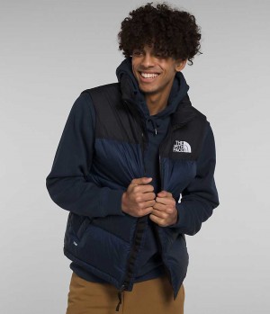 Gilet en Duvet The North Face 1996 Retro Nuptse Homme Bleu Marine | FRANCE HWIKS