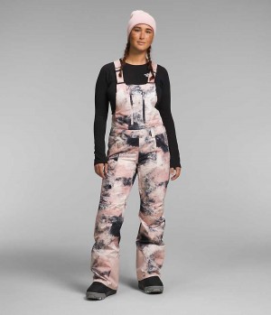 Pantalon Bib The North Face Freedom Insulated Femme Rose | FR ZKEQL