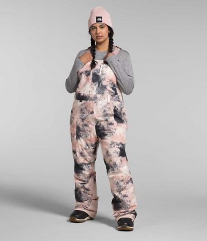 Pantalon Bib The North Face Plus Freedom Insulated Femme Rose | FR DYUJA
