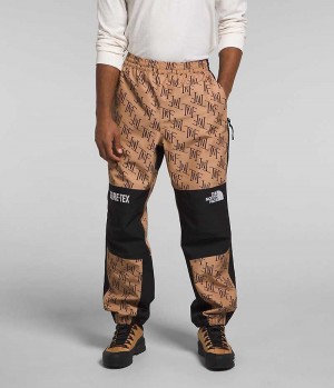 Pantalon De Pluie The North Face GTX Mountain Homme Kaki Noir | PARIS ZYFMX