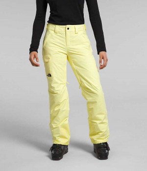 Pantalon Isolé The North Face Freedom Femme Jaune | FRANCE HAETY