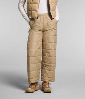 Pantalon The North Face Lhotse Femme Kaki | PARIS FBKEU