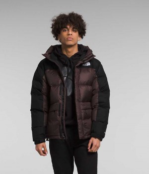 Parka The North Face HMLYN Down Homme Bordeaux Noir | FR SKAOR