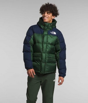 Parka The North Face HMLYN Down Homme Vert Bleu Marine | PARIS XTFIK