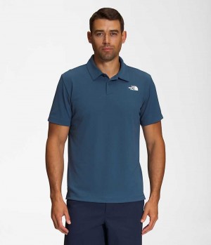 Polo The North Face Wander Homme Bleu | FR KBDSX