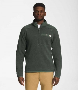 Pulls De Golf The North Face Gordon Lyons ¼-Zip Homme Vert | PARIS ZTJQA