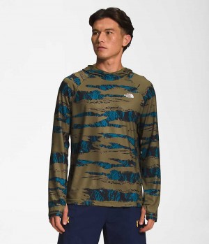 Sweat a Capuche The North Face Class V D'eau Homme Vert Olive | FRANCE ZNYWA