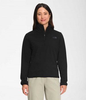 Sweatshirt The North Face Polar Osito ¼-Zip Femme Noir | FRANCE ZEVJI