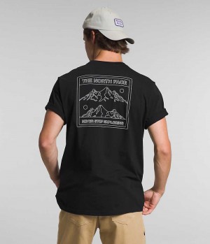 T-Shirt The North Face Corta Sleeve Solo Homme Noir | FRANCE JMWVF