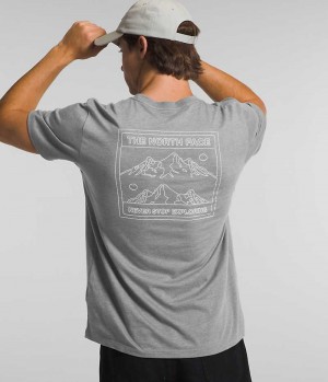 T-Shirt The North Face Corta Sleeve Solo Homme Grise | FR QENWD
