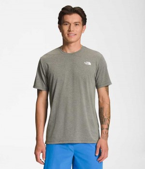 T-Shirt The North Face Wander Corta Sleeve Homme Vert Olive | PARIS GWKZM