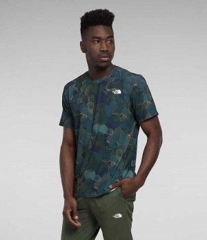 T-Shirt The North Face Wander Corta Sleeve Homme Multicolore | FRANCE BDCTE