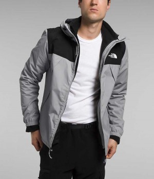 Vestes Isolées The North Face Antora Triclimate® Homme Grise Noir | PARIS RIJQM