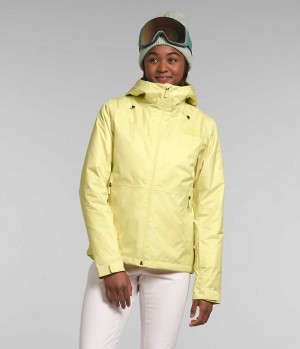 Vestes Isolées The North Face Clementine Triclimate® Femme Jaune | FRANCE XZQPJ