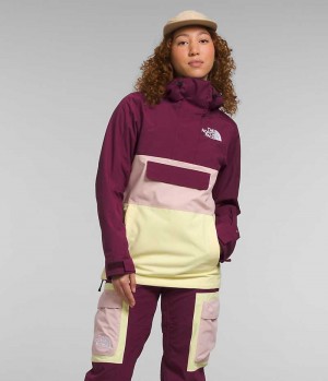 Vestes Isolées The North Face Driftview Anorak Femme Rose | FRANCE QIMKX