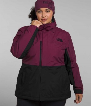 Vestes Isolées The North Face Plus Freedom Femme Fushia Noir | PARIS ERCUM