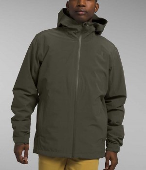 Vestes Isolées The North Face ThermoBall™ Eco Triclimate® Homme Vert Olive | PARIS TWZRP