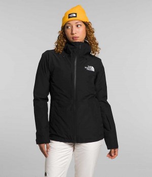 Vestes Isolées The North Face ThermoBall™ Eco Snow Triclimate® Femme Noir | FRANCE QGRYE
