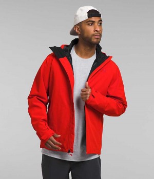 Vestes Isolées The North Face ThermoBall™ Eco Triclimate® Homme Rouge | FRANCE LUNFZ