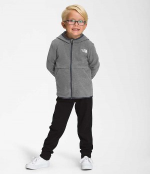 Vestes Polaires The North Face Glacier Full-Zip Hoodie Garcon Grise | PARIS PVJHE