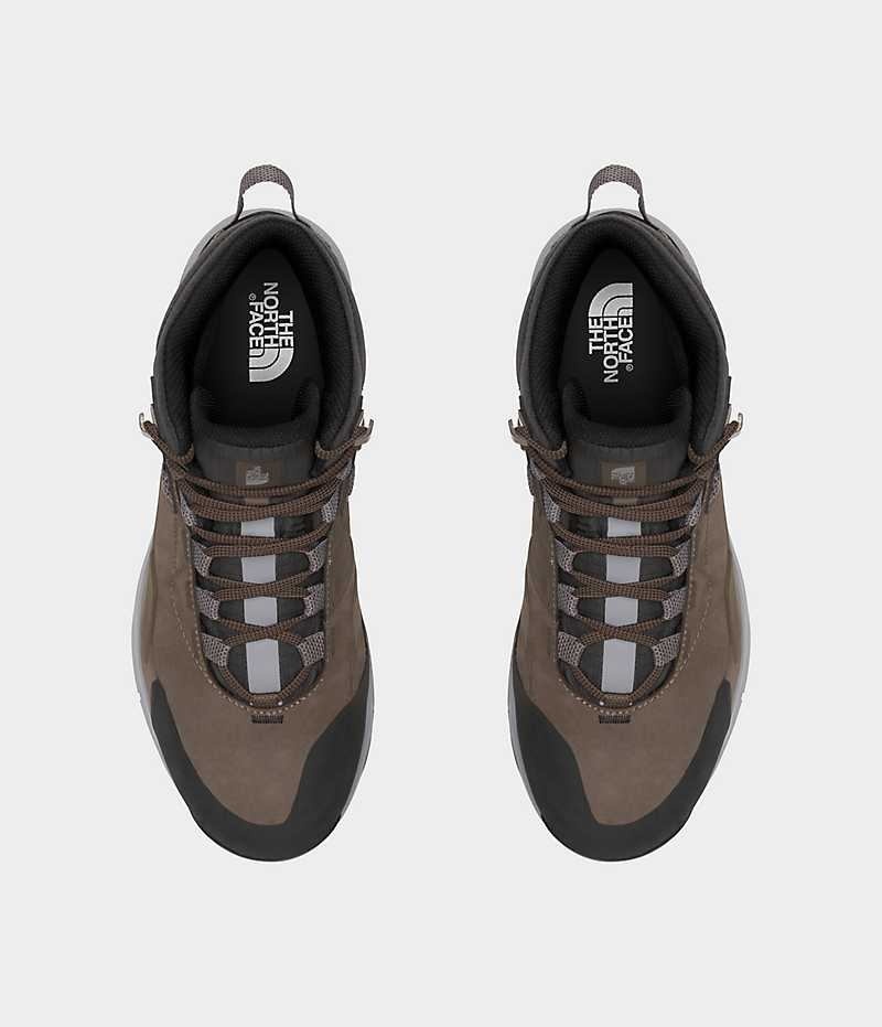 Botte Randonnée The North Face Cragstone Cuir Mid Imperméables Homme Marron | FR YNLMR