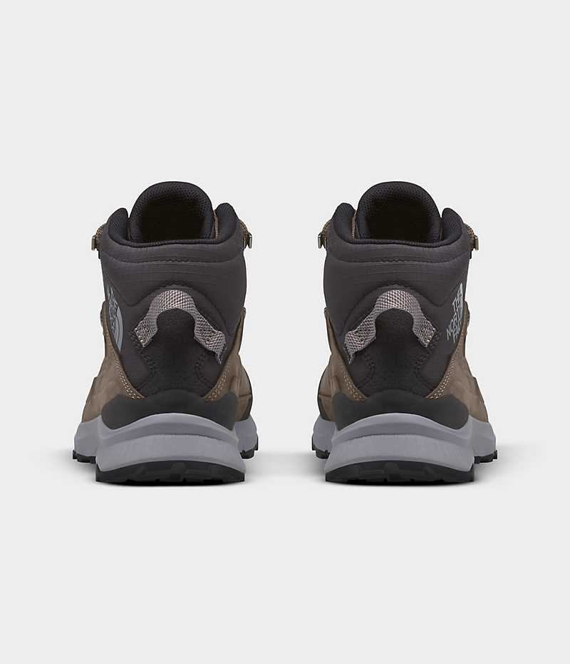 Botte Randonnée The North Face Cragstone Cuir Mid Imperméables Homme Marron | FR YNLMR