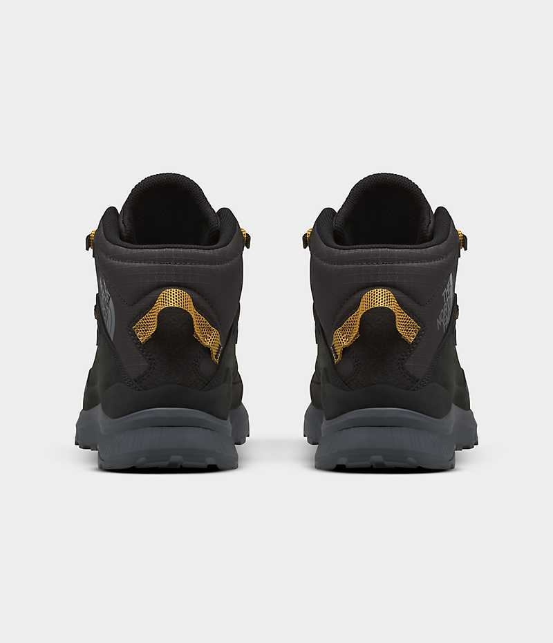 Botte Randonnée The North Face Cragstone Cuir Mid Imperméables Homme Noir | FRANCE MROYN