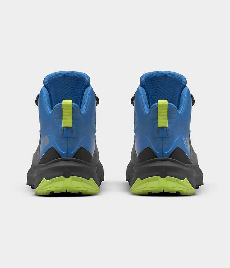 Botte Randonnée The North Face VECTIV Exploris 2 Mid FUTURELIGHT™ Cuir Homme Grise Bleu | PARIS MENWU