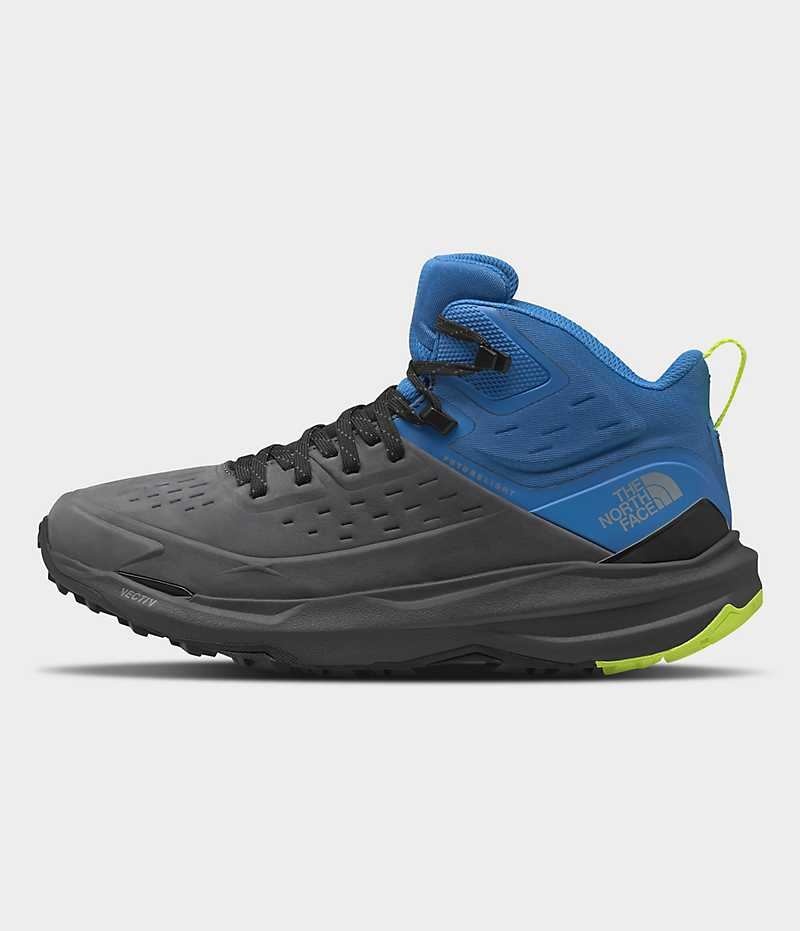 Botte Randonnée The North Face VECTIV Exploris 2 Mid FUTURELIGHT™ Cuir Homme Grise Bleu | PARIS MENWU