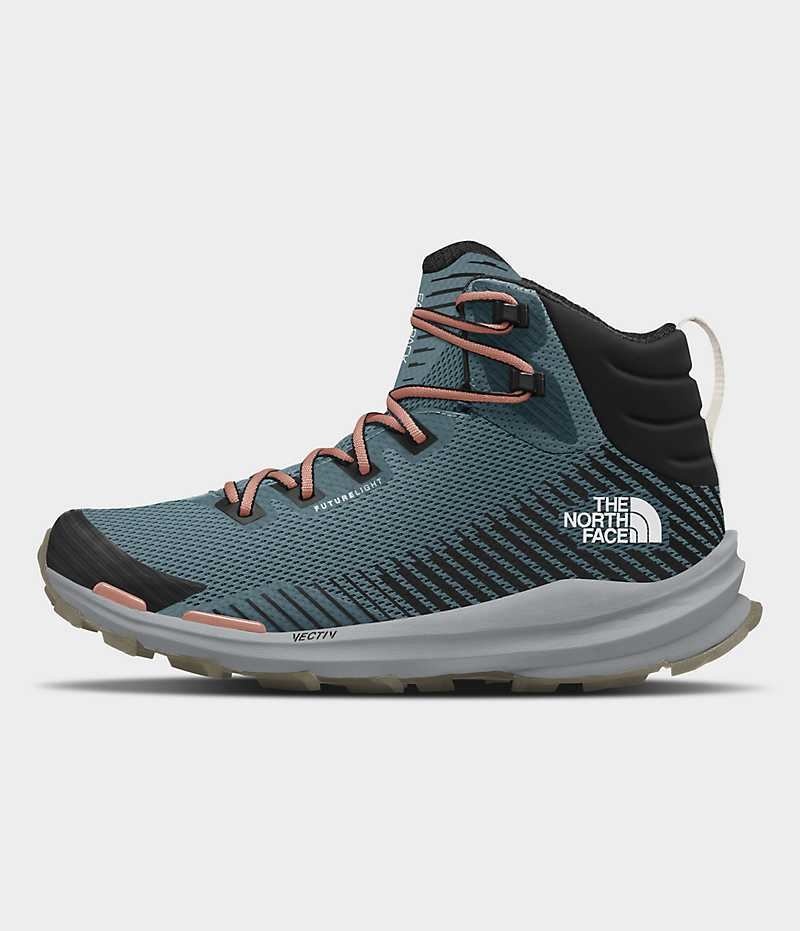 Botte Randonnée The North Face VECTIV™ Fastpack Mid FUTURELIGHT™ Femme Bleu Noir | PARIS GZPJU