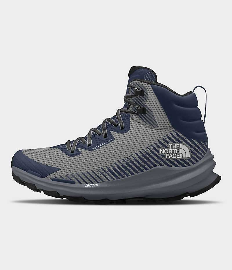Botte Randonnée The North Face VECTIV™ Fastpack Mid FUTURELIGHT™ Homme Grise Bleu Marine | PARIS GJZLI
