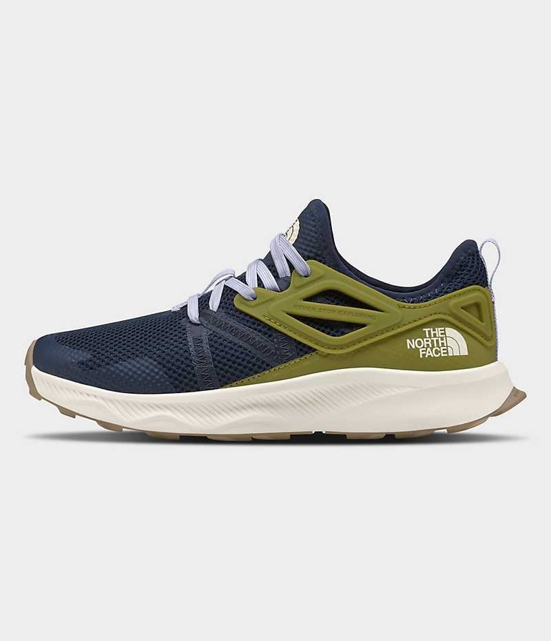 Chaussure Trail Running The North Face Oxeye Femme Bleu Marine Vert Olive | FRANCE PENVC