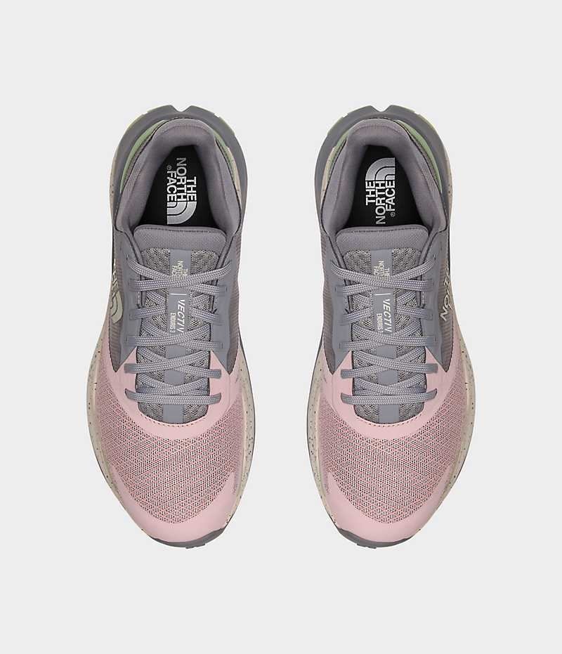 Chaussure Trail Running The North Face VECTIV Enduris 3 Femme Rose Grise | FRANCE WMDUZ