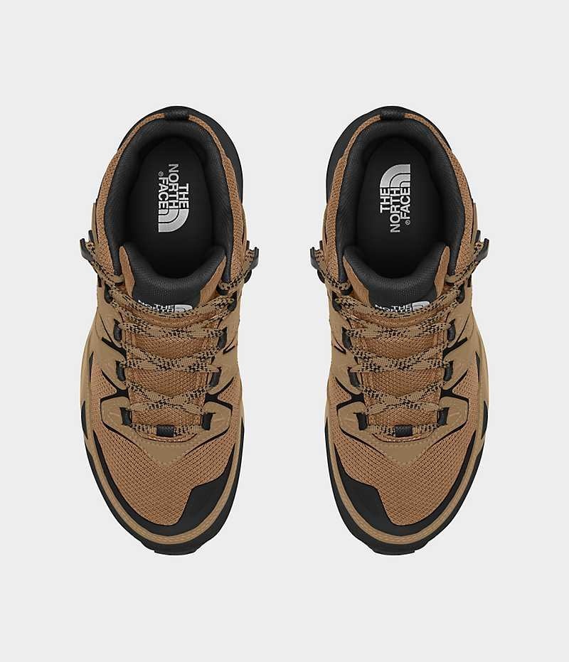 Chaussure de Randonnée The North Face Hedgehog 3 Mid Imperméables Homme Marron Noir | PARIS UQAYR