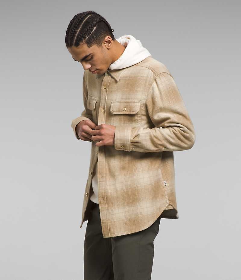 Chemise The North Face Arroyo Flannel Homme Kaki | PARIS SDLKE