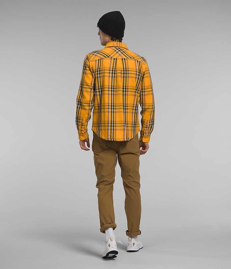 Chemise The North Face Valley Twill Flannel Homme Doré | FRANCE ENIKF