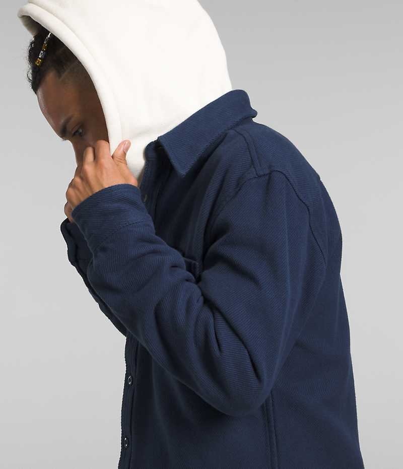 Chemise The North Face Valley Twill Flannel Homme Bleu Marine | FR SYBJW