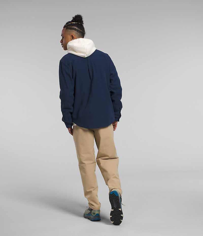 Chemise The North Face Valley Twill Flannel Homme Bleu Marine | FR SYBJW
