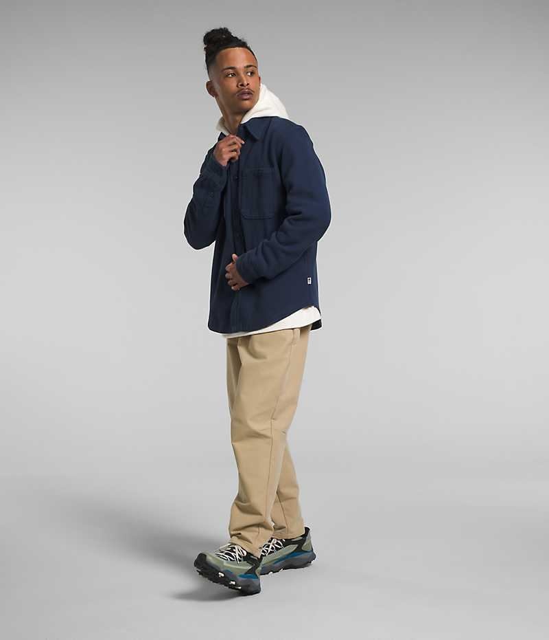 Chemise The North Face Valley Twill Flannel Homme Bleu Marine | FR SYBJW